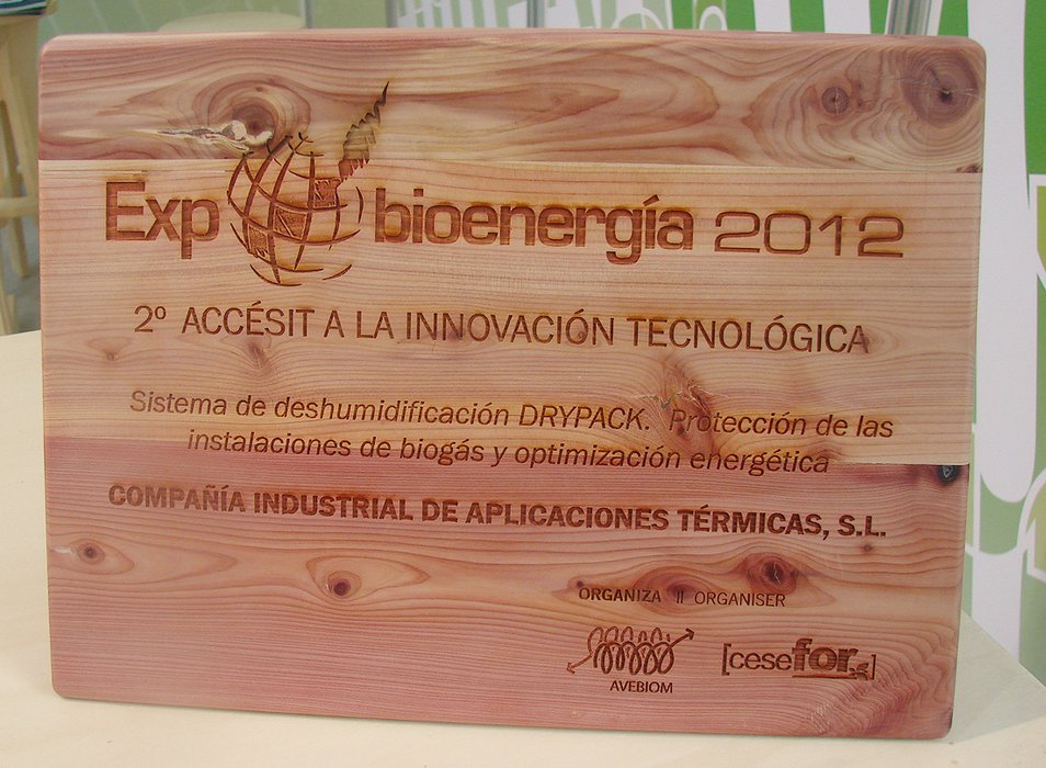 Drypack od společnosti CIAT byl oceněn na výstavě Expobioenergia